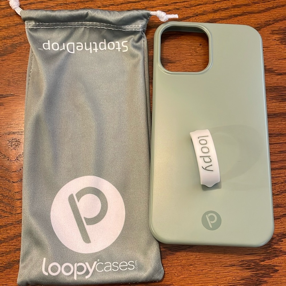 Brand new never used iPhone 12 Pro Max Loopy case